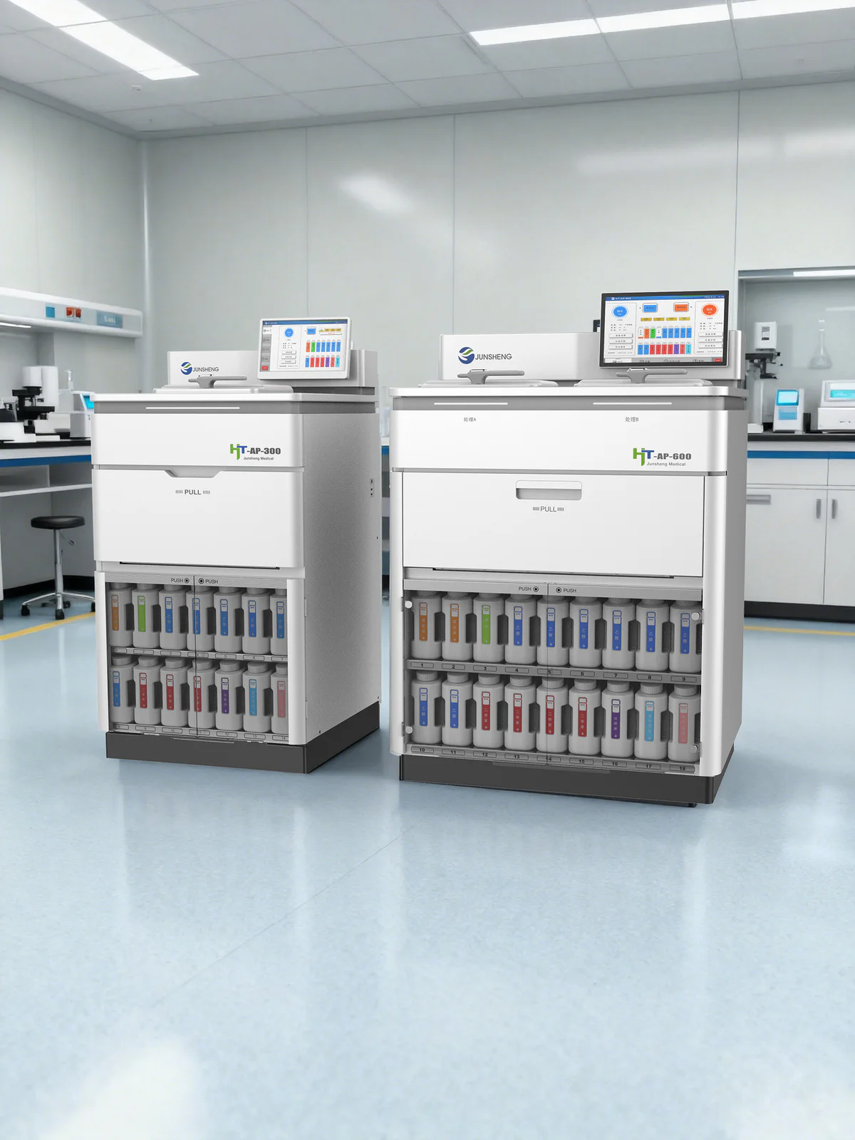 Enclosed automated tissue processor for histopathology laboratories