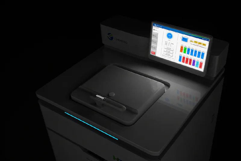 Tissue processor status display during an unattended overnight cycle