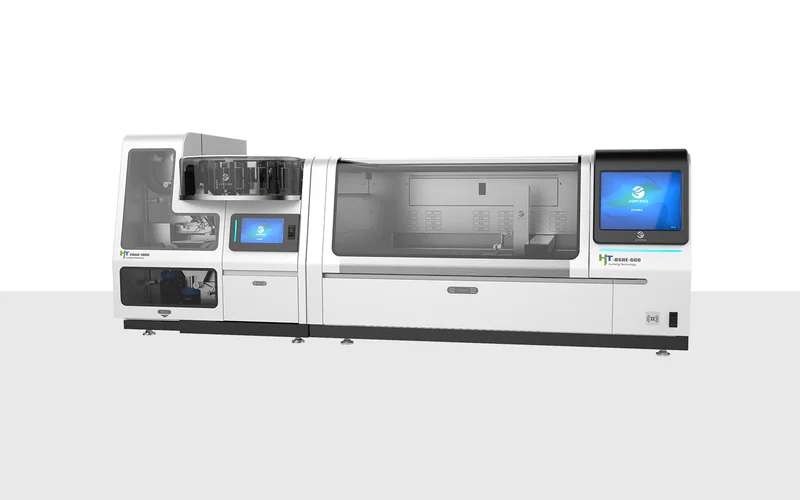 Automated slide stainer for H and E, special stain and frozen section