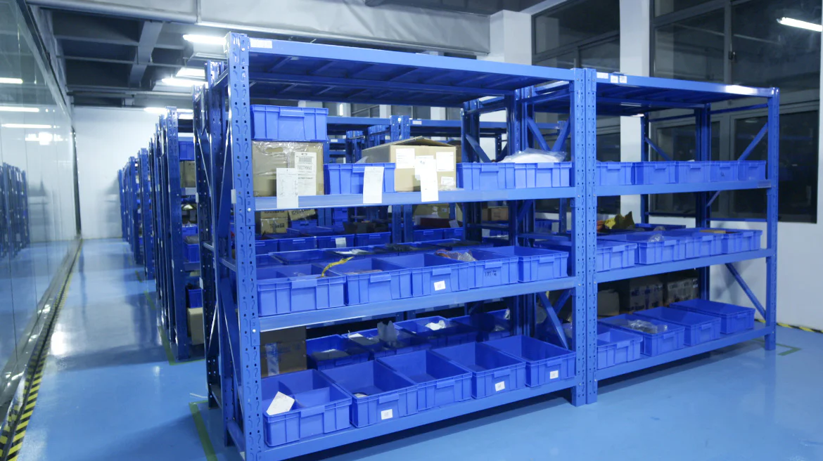 Recommended spare parts and maintenance items prepared before shipment