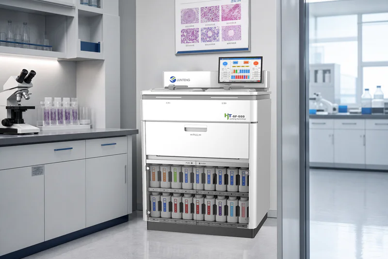 HT-AP-600 dual-retort automated tissue processor