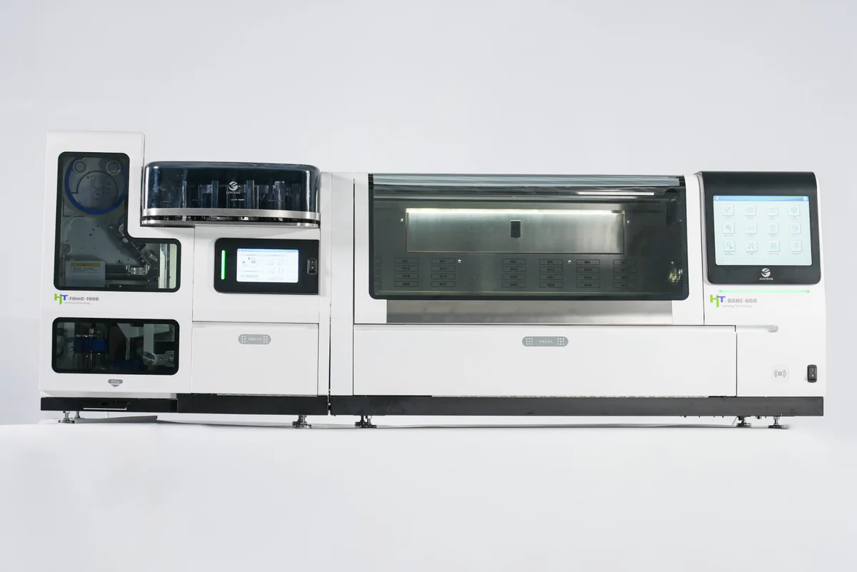 HT-BSHE-660 automated slide stainer front view