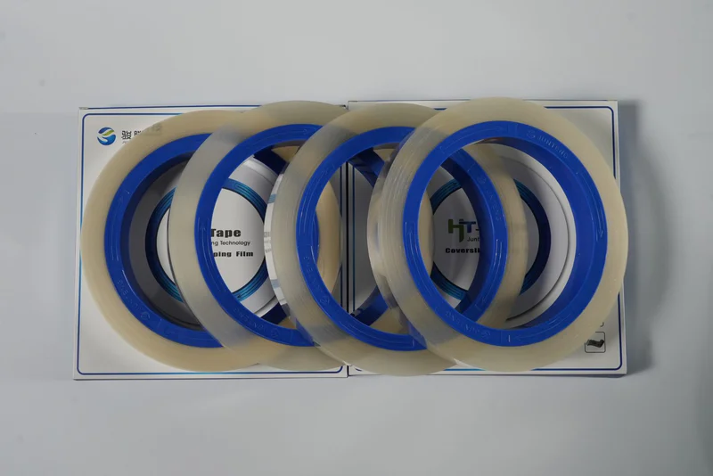 70 m coverslipping film rolls wound and checked for edge condition