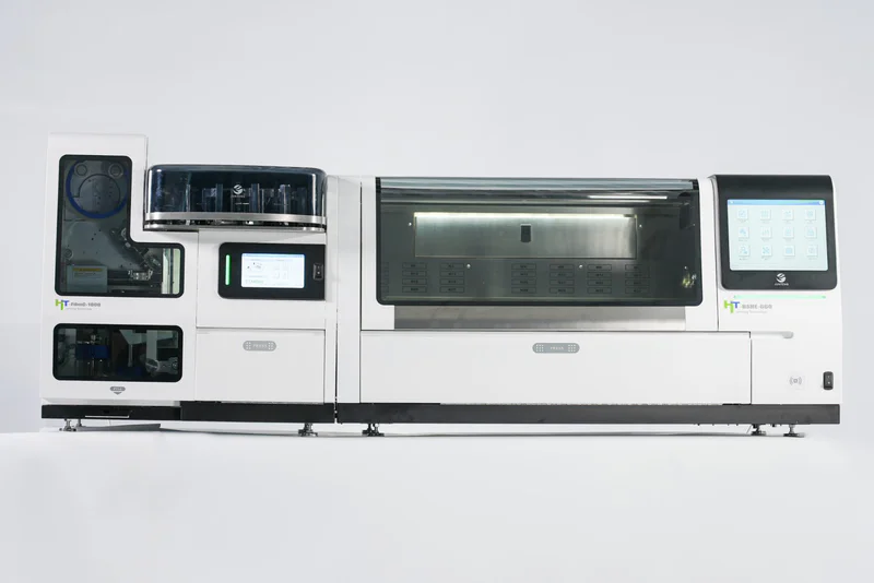 Film coverslipped slide loaded into a whole slide imaging scanner
