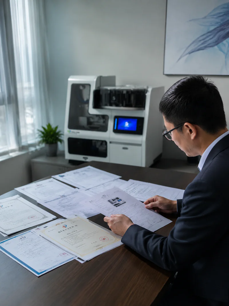 Import and tender document package for medical equipment