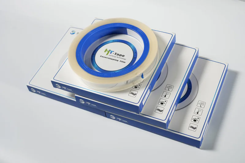 Pathology laboratory running an automatic film coverslipper
