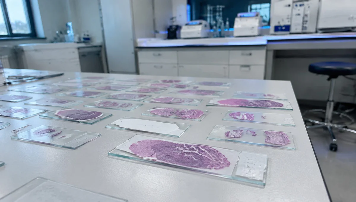 Uneven H&E staining results across slide batches